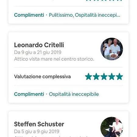 Attico Vista Mare Nel Centro Storico. شقة *